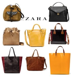 Zara y sus bolsos